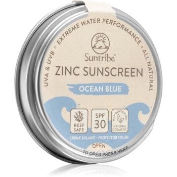 Suntribe Zinc Sunscreen mineralny krem ochronny do twarzy i ciała SPF 30 Ocean Blue 45 g