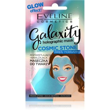 Eveline Cosmetics Galaxity Holographic rozświetlająca maseczka nawilżająca do młodej skóry 10 ml