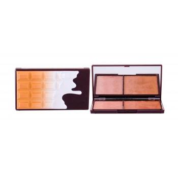 Makeup Revolution London I Heart Makeup Chocolate Duo Palette 11 g bronzer dla kobiet Bronze And Shimmer