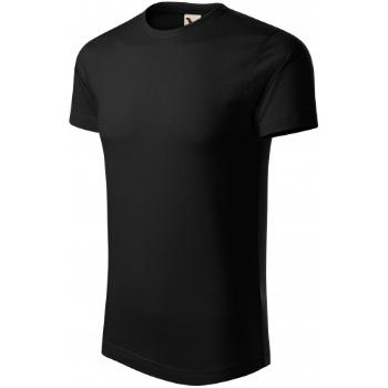 Męska koszulka z bawełny organicznej, czarny, XL