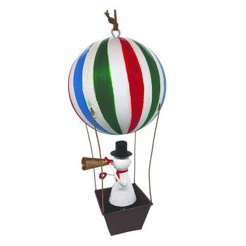 Wisząca dekoracja świąteczna Snowman in Airballoon – G-Bork