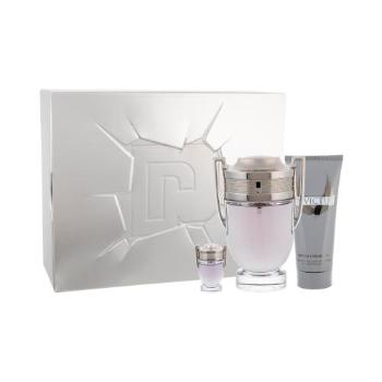 Paco Rabanne Invictus zestaw Edt 100ml + 100ml Żel pod prysznic + 5ml Edt dla mężczyzn