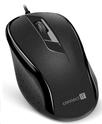 CONNECT IT Mysz optyczna USB, czarna