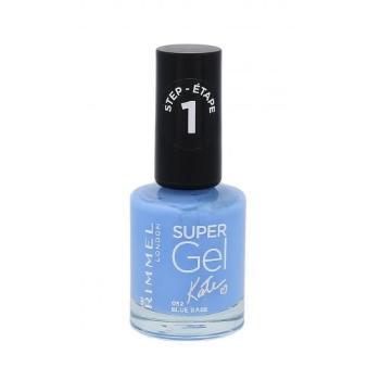 Rimmel London Super Gel By Kate STEP1 12 ml lakier do paznokci dla kobiet 052 Blue Babe