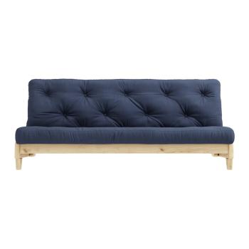 Sofa rozkładana z ciemnoniebieskim pokryciem Karup Design Fresh Natural/Navy