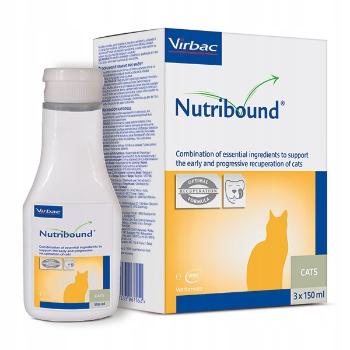 VIRBAC Nutribound Roztwór doustny dla kotów w czasie rekonwalescencji 3 x 150 ml