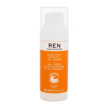 REN Clean Skincare Radiance Glow Daily Vitamin C 50 ml żel do twarzy dla kobiet Uszkodzone pudełko