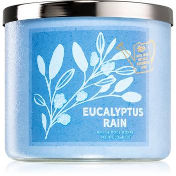 Bath & Body Works Eucalyptus Rain świeczka zapachowa z olejkami eterycznymi 411 g