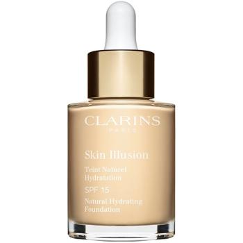 Clarins Skin Illusion Natural Hydrating Foundation rozświetlający podkład nawilżający SPF 15 odcień 100.5 Cream 30 ml