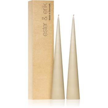 ester & erik cone candles nougat note (no. 18) świeczka 2x25 cm