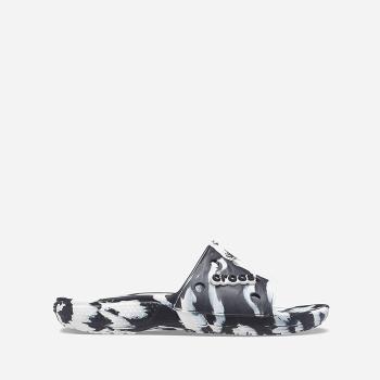 Klapki Crocs Classic Marbled Slide 206879 WHITE/BLACK