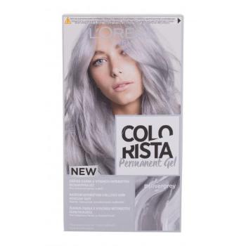 L'Oréal Paris Colorista Permanent Gel 60 ml farba do włosów dla kobiet Uszkodzone pudełko Silver Grey
