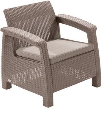 Krzesło ogrodowe CORFU - cappucino