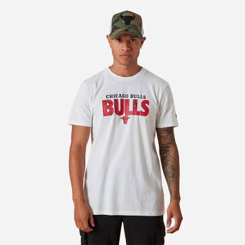 Koszulka męska New Era T-shirt Blanc Chicago Bulls NBA 13083890