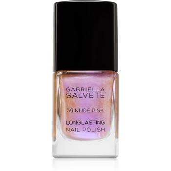 Gabriella Salvete Longlasting Enamel lakier do paznokci z efektem holograficznym odcień 39 Nude Pink 11 ml