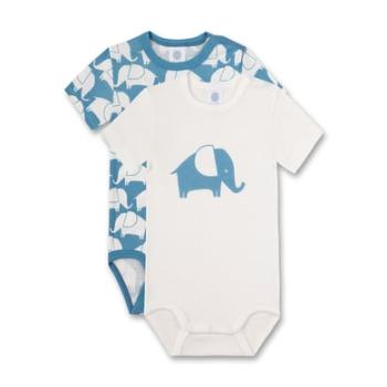 Sanetta Body Elephant Twin Pack off white /blue