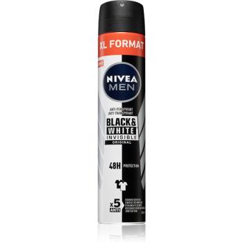 Nivea Men Black & White Invisible Original antyprespirant w sprayu dla mężczyzn 200 ml