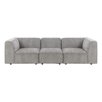 Jasnoszara sofa modułowa Bonami Selection Fairfield, 282 cm