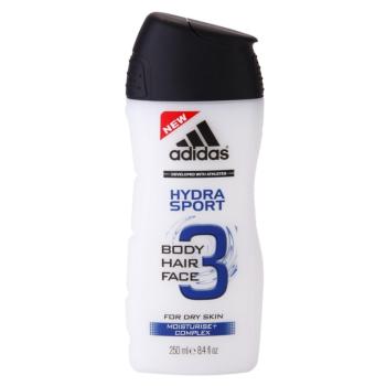 Adidas Hydra Sport żel pod prysznic do twarzy, ciała i włosów 3 w 1 250 ml