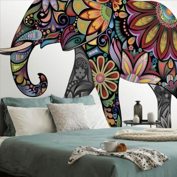 Samoprzylepna tapeta słoń pełen harmonii - 225x150