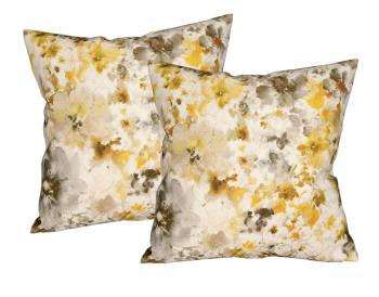 Poszewka na poduszkę, Decora kwiatowa impresja, biała
