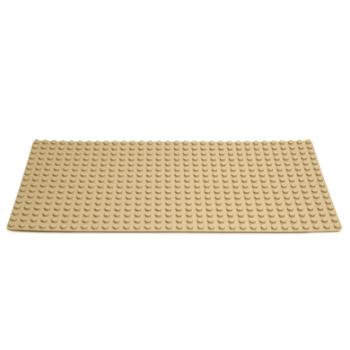 Katara Duża podstawowa płyta budowlana z kołkami 51x26 cm, sand