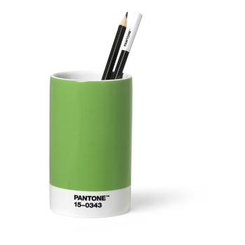 Zielony ceramiczny kubek na ołówki Pantone