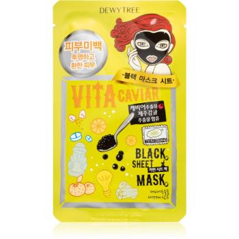 Dewytree Black Mask Vita Caviar maska nawilżająca w płacie 30 g