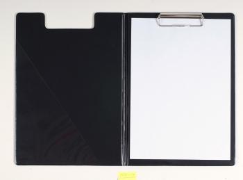 Blok do pisania A4 podwójna tablica z klipsem czarny