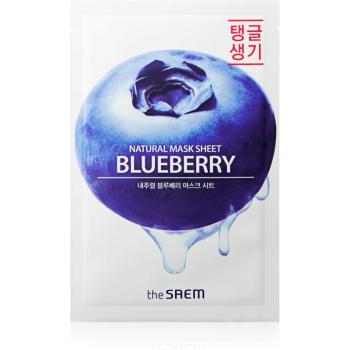 The Saem Natural Mask Sheet Blueberry maseczka płócienna o działaniu rewitalizującym 21 ml