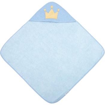 canpol babies Royal Baby ręcznik kąpielowy z kapturem Blue 85x85 cm
