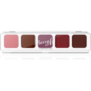 Barry M Mini Palette kremowe cienie do powiek odcień The Berries 5,1 g