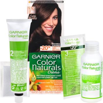 Garnier Color Naturals Creme farba do włosów odcień 5.12 Icy Light Brown