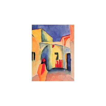 Reprodukcja obrazu Augusta Macke – A Glance Down an Alley, 60x45 cm