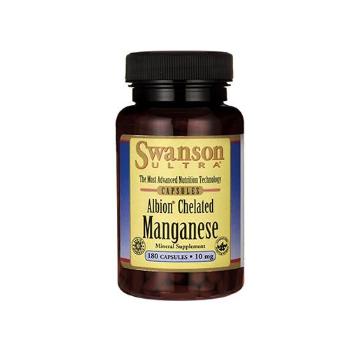 SWANSON Albion Chelated Manganese 10mg - 180capsZdrowie i uroda > Stres