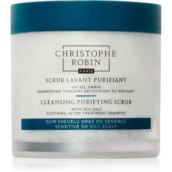 Christophe Robin Cleansing Purifying Scrub with Sea Salt szampon oczyszczający z efektem peelingu 250 ml