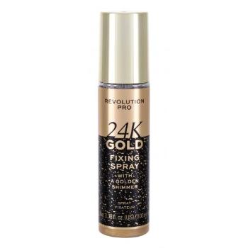 Makeup Revolution London Revolution PRO 24K Gold 100 ml utrwalacz makijażu dla kobiet