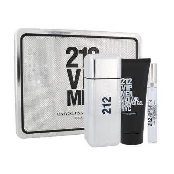 Carolina Herrera 212 VIP Men zestaw Edt 100ml + 100ml Żel pod prysznic + 10ml Edt dla mężczyzn