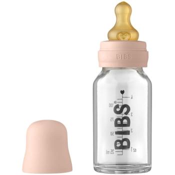 BIBS Baby Glass Bottle 110 ml butelka dla noworodka i niemowlęcia Blush 110 ml