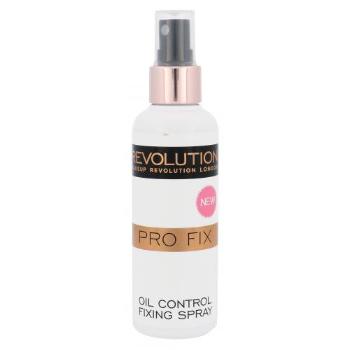 Makeup Revolution London Matte Fix Oil Control Spray 100 ml utrwalacz makijażu dla kobiet uszkodzony flakon