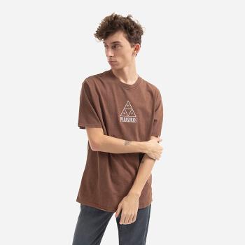 Koszulka męska HUF x PLEASURES Dyed T-Shirt TS01807 BROWN