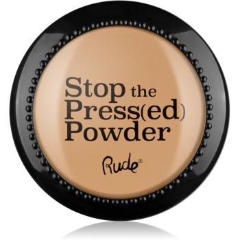 Rude Cosmetics Stop The Press(ed) Powder puder w kompakcie odcień 88095 Nude 7 g