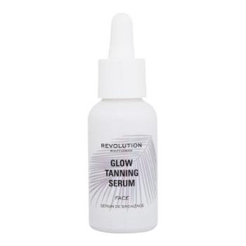 Makeup Revolution London Glow Tanning Serum SPF30 30 ml preparat do opalania twarzy dla kobiet