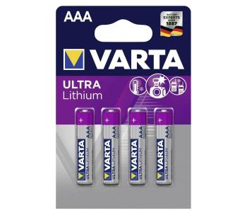 Varta 6103301404 - 4 szt. Bateria litowa ULTRA AAA 1,5V
