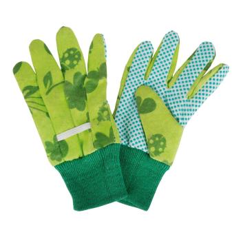 Zielone dziecięce rękawice ogrodowe Esschert Design
