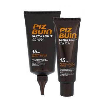 PIZ BUIN Ultra Light Dry Touch Sun Fluid SPF15 zestaw 150ml Ultra Light Dry Touch Sun Fluid SPF15 + 50ml Ultra Light Dry Touch Face Fluid SPF15 unisex