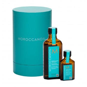 Moroccanoil Treatment zestaw Olejek do włosów 100 ml + olejek do włosów 25 ml dla kobiet Uszkodzone pudełko