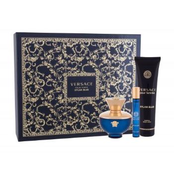 Versace Pour Femme Dylan Blue zestaw EDP 100 ml + EDP 10 ml + mleczko do ciała 150 ml dla kobiet