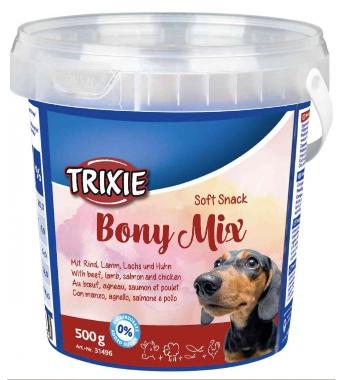 TRIXIE Miękkie przekąski dla psa kostki mix 500 g