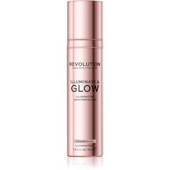 Makeup Revolution Glow Illuminate płynny rozjaśniacz odcień Champagne 40 ml